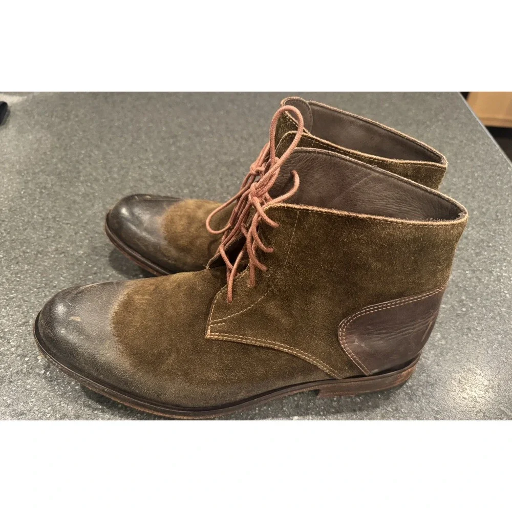 Capita Craft Boots B.Rebel - Suede Leather Mossy Olive Size 45‎